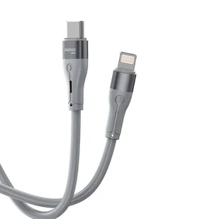 Dudao kabel USB Typ C - Lightning 65 W 1 m Power Delivery szary (L6H gray) - Kable USB - miniaturka - grafika 2