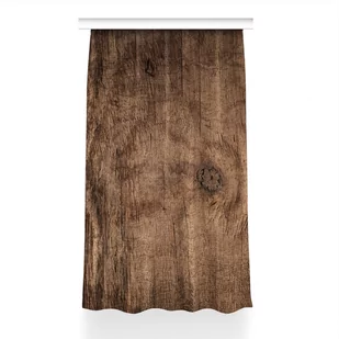 Gotowa zasłona z nadrukiem Stare drewno 150x240 cm, Fabricsy - Zasłony - miniaturka - grafika 1
