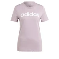 Koszulki i topy damskie - adidas Damska koszulka Essentials Slim Logo - miniaturka - grafika 1