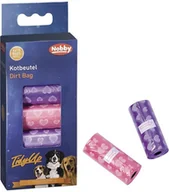 Woreczki na psie odchody - Nobby Woreczki TidyUp nadruk serce 4 rolki/15 - miniaturka - grafika 1