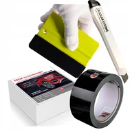 Akcesoria tuningowe - 3M Folia Taśma Dechroming Czarna Połysk 5 cm x 5m - miniaturka - grafika 1