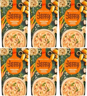 JemyJemy JemyJemy Fasolowa z kiełbasą wieprzową 450 g x 6 sztuk - Szybkie dania obiadowe - miniaturka - grafika 1