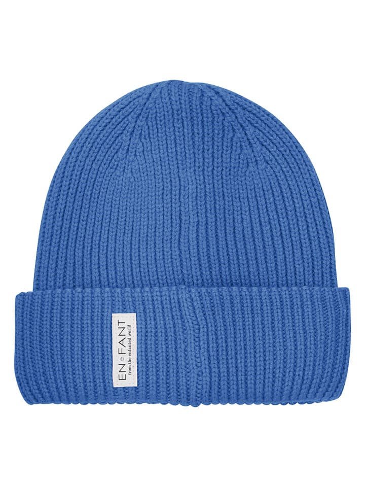 enfant Czapka beanie w kolorze niebieskim