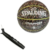 Koszykówka - Spalding Piłka do koszykówki Commander Indoor/Outdoor r. 7 + Pompka - miniaturka - grafika 1
