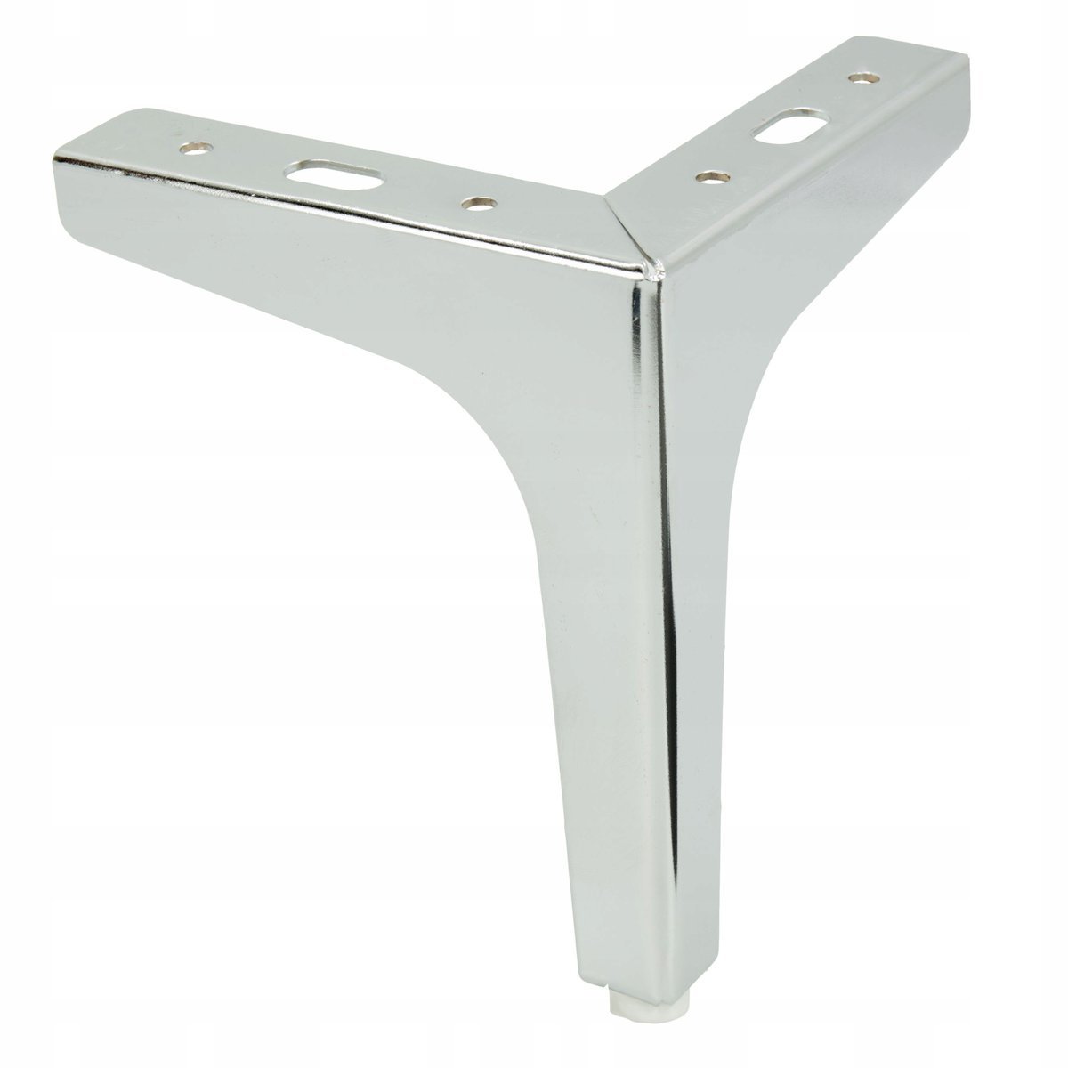 Nóżka meblowa metalowa Kotwica srebrny chrom wysokość 15 cm