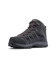 Buty trekkingowe męskie - Columbia Męskie buty trekkingowe Crestwood Mid, Szary - Ciemnoszary głęboka rdza - 44 EU - miniaturka - grafika 1