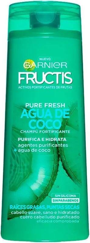 Fructis Pure Fresh Szampon wzmacniający z wodą kokosową