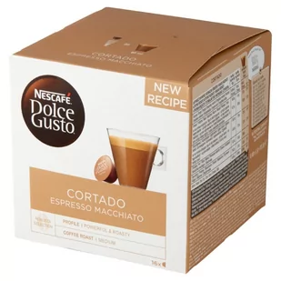 Nescafe NESTLÉ Kapsułki Dolce Gusto Cortado Espresso Macchiato 16 sztuk 7754-uniw - Kawa w kapsułkach i saszetkach - miniaturka - grafika 1