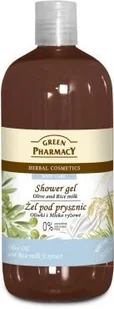 Green Pharmacy PHARM POLSKA żel pod prysznic Oliwki i mleko ryżowe 500ml 7 - Kosmetyki do kąpieli - miniaturka - grafika 3