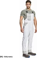 Odzież robocza - CERVA MONTROSE - ogrodniczki - biały-szary 62 - miniaturka - grafika 1