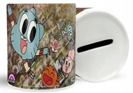 Skarbonki - SKARBONKA CERAMICZNA NIEZWYKŁY ŚWIAT GUMBALLA SAMURAJ BAJKI NA POMYSŁ GRAFI - miniaturka - grafika 1