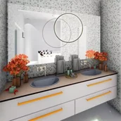 Lampy sufitowe - Lampa wisząca Ledowe okręgi No.1 X Φ100cm in 3k czarny Altavola Design - miniaturka - grafika 1