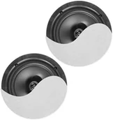 Głośniki i kolumny - Power Dynamics Zestaw 2 głośników sufitowych NCBT6 z Bluetooth 6,5" 60W białe one size - miniaturka - grafika 1