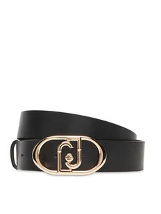 Liu Jo Pasek Damski Hips Belt 3,5 Cm AF5242 P0062 Czarny - Paski - miniaturka - grafika 1