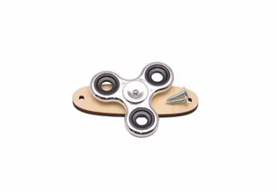 Srebrny Spinner Metalic Do Tablicy Manipulacyjnej. - Zabawki interaktywne dla dzieci - miniaturka - grafika 1