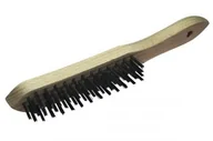 Akcesoria do elektronarzędzi - Szczotka ręczna 4-rzędowa 280 mm Wolfcraft - drut stalowy - miniaturka - grafika 1