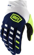 Rękawiczki rowerowe - 100% Rękawiczki 100% AIRMATIC Glove navy white roz. S długość dłoni 181-187 mm NEW - miniaturka - grafika 1