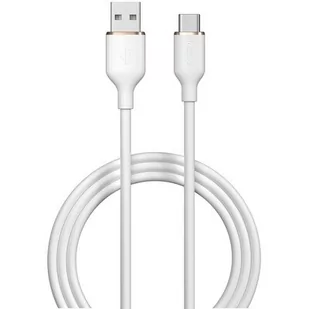 Kabel USB - USB Typ-C DEVIA Jelly 2.4A 1.2 m Biały - Kable USB - miniaturka - grafika 1