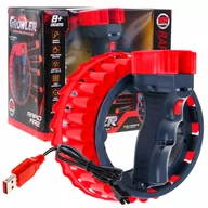 Zabawki militarne - Growler Pistolet dla dzieci 8+ Nowoczesny wygląd + 28 przyssawek Strzałek z pianki EVA - miniaturka - grafika 1