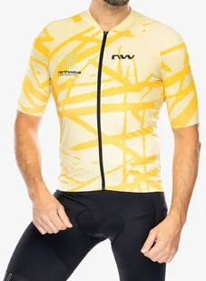 Koszulka kolarska Northwave Blade 2 Jersey Short Sleeve - yellow - Koszulki rowerowe - miniaturka - grafika 1