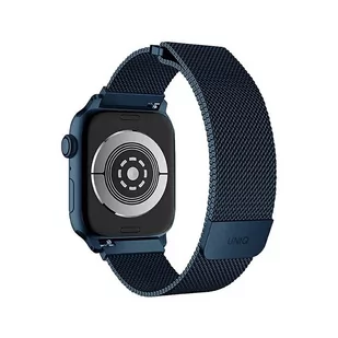 UNIQ Dante Pasek do Apple Watch do koperty 42/44/45mm ze stali nierdzewnej - Niebieski - Akcesoria do smartwatchy - miniaturka - grafika 3