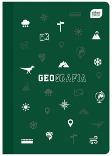 Interdruk Zeszyt A5/60k kratka Geografia Pp Int Fol A 10 - Zeszyty szkolne - miniaturka - grafika 1