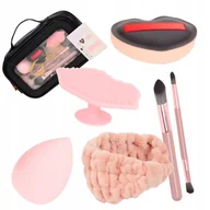 Kosmetyczki, organizery i kuferki - ZESTAW PREZENTOWY DLA NIEJ PREZENT NA DZIEŃ KOBIET KOSMETYCZKA + AKCESORIA - miniaturka - grafika 1