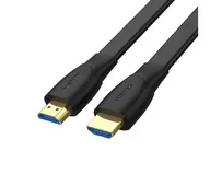 Kable - Unitek C11063BK-1M - HDMI 2.0 - płaski - 1m - miniaturka - grafika 1