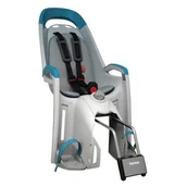 Foteliki rowerowe - Hamax Siedzisko na rower Amaze szary/Petrol Reflex - miniaturka - grafika 1