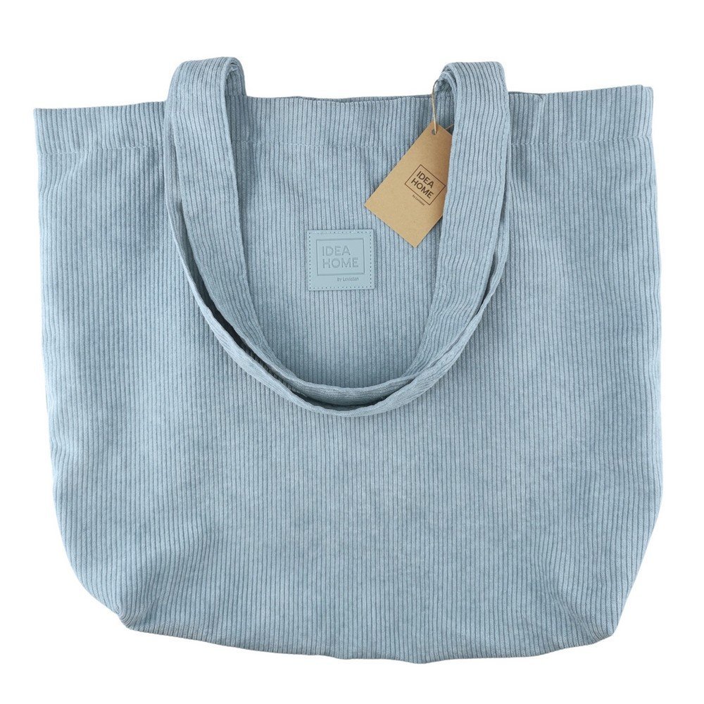 TORBA IH MANHATTAN SZTRUKSOWA BŁĘKITNA