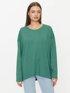Bluzki damskie - Noisy May Bluzka Mathilde 27026082 Zielony Loose Fit - miniaturka - grafika 1