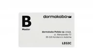 Akcesoria do drzwi - Karta programująca dormakaba Legic Master B - miniaturka - grafika 1