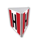 Systemy ekspozycyjne i znaki informacyjne - BB813 HYDRANT ZEWNĘTRZNY (3D DOŚCIENNY), PO - PŁYTA PCV 1MM OSBLASKOWA; (150X150MM) - miniaturka - grafika 1