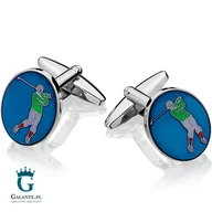 Spinki do mankietów i krawatów - Spinki do mankietów Golfista SD-2310 - miniaturka - grafika 1