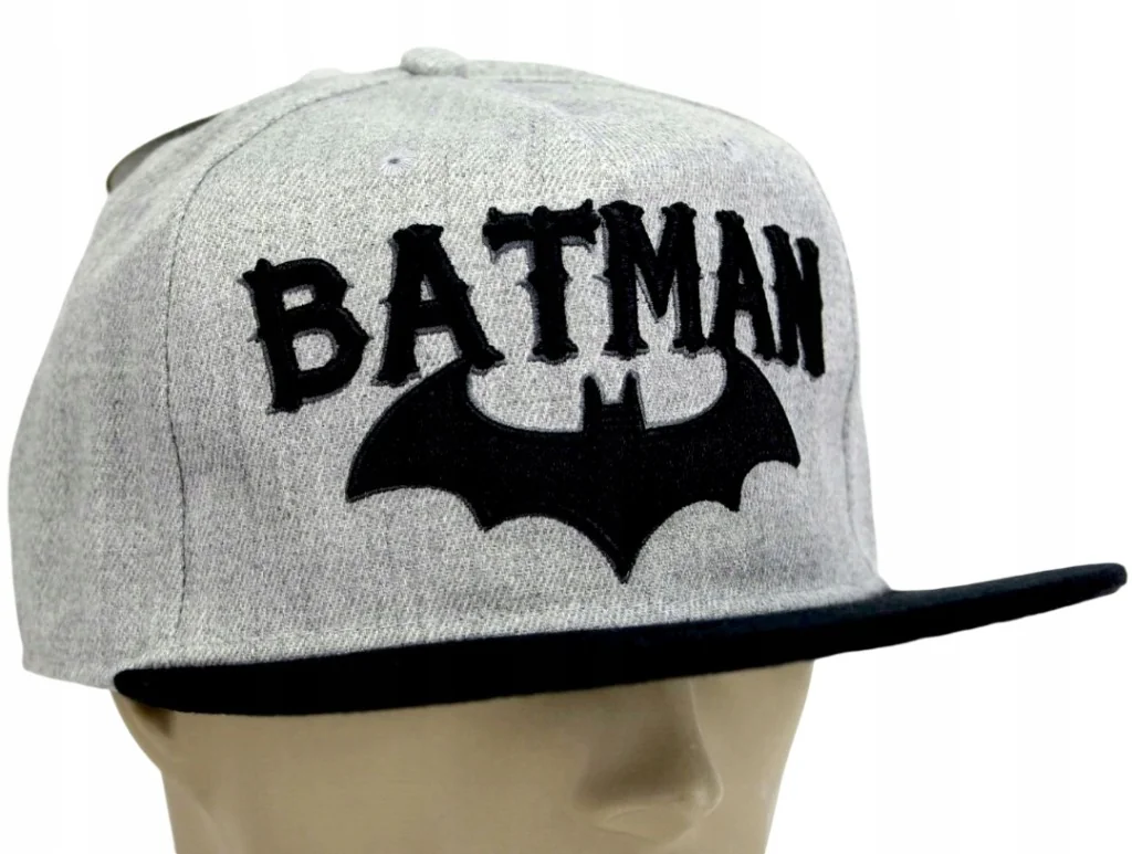 Czapka z daszkiem męska młodzieżowa Batman DC-Comics 55-60cm Haft Snapback