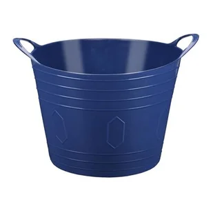 Kosz wielofunkcyjny 15 l granatowy - Kosze na bieliznę - miniaturka - grafika 1