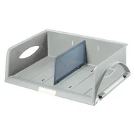 Półki na dokumenty - Półka na dokumenty LEITZ Sorty Standard szara 52300085 - miniaturka - grafika 1