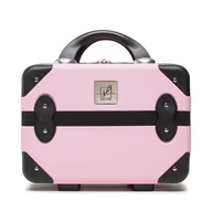 Kosmetyczki, organizery i kuferki - Kuferek Semi Line T5509-1 Różowy - miniaturka - grafika 1