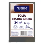 Folie i taśmy malarskie - Folia budowlana ekstra gruba 4 x 6 m Nuance - miniaturka - grafika 1