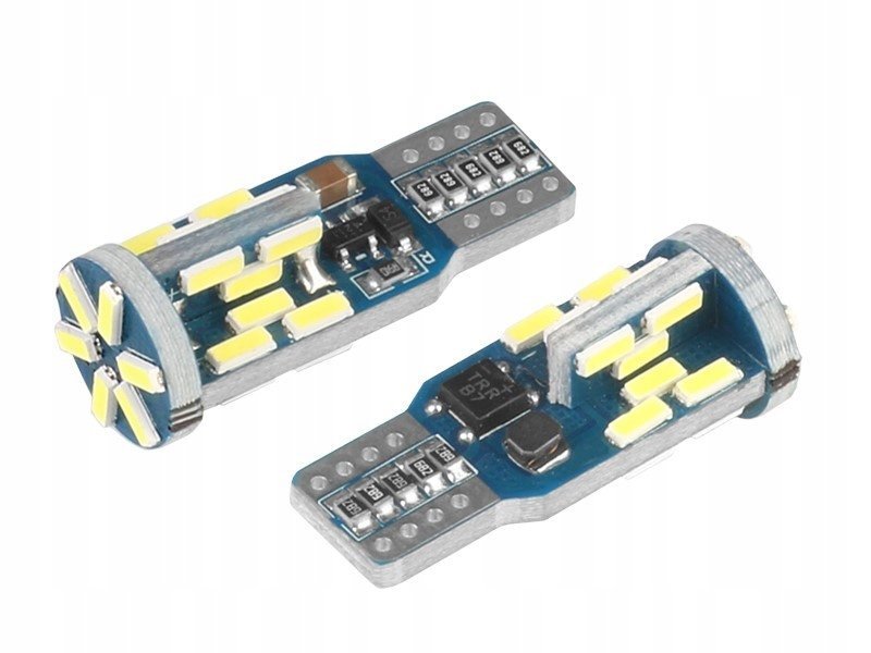 Żarówka W5W T10 12/24V 30x 4014 SMD LED CANBUS biała 2szt