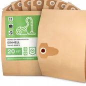 Worki do odkurzaczy - 20x Worek do Odkurzacza Einhell Th-vc 1820 S Papierowy 2-Warstwy Worki 2A - miniaturka - grafika 1