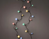 Oświetlenie świąteczne - Lampki choinkowe LED kolorowe kulki IP44 18 m - miniaturka - grafika 1