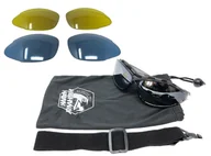 Gogle i okulary motocyklowe - Okulary motocyklowe z wymiennymi szkłami - miniaturka - grafika 1