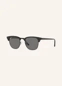 Okulary przeciwsłoneczne - Ray-Ban Okulary Przeciwsłoneczne rb3016 Clubmaster schwarz - miniaturka - grafika 1