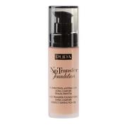 Pudry do twarzy - Pupa No transsfer Foundation 30 ML Light Beige 02 SPF 15 278212 - miniaturka - grafika 1