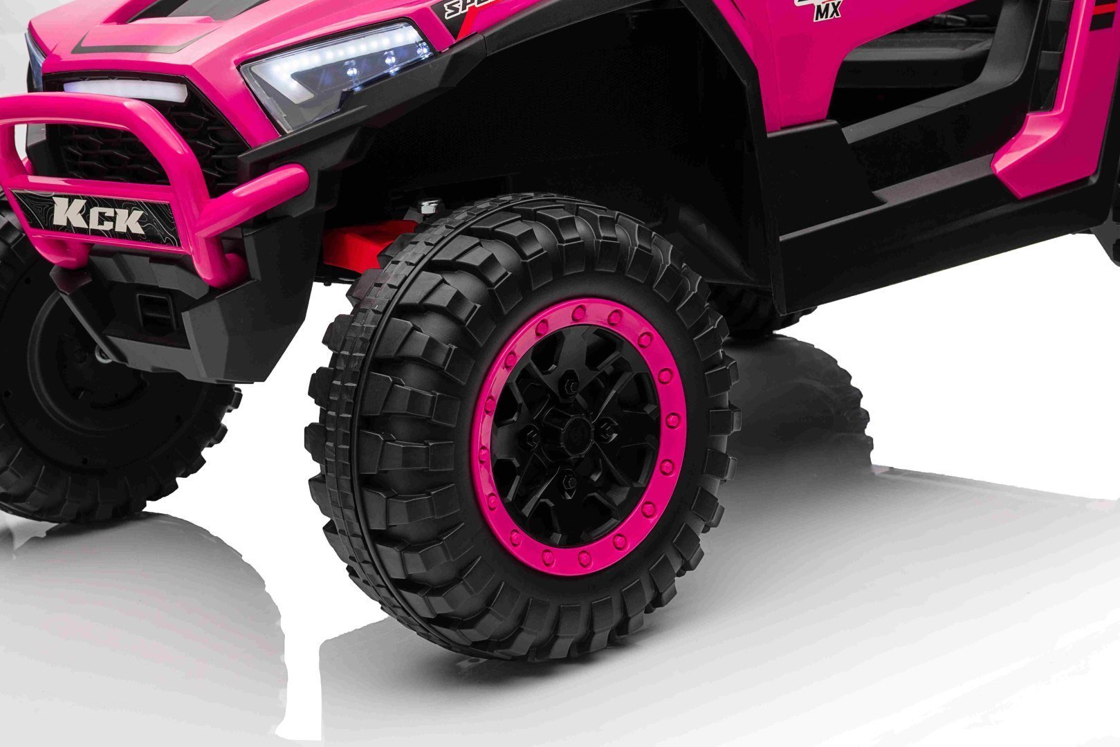 1life Pojazd na akumulator Buggy 4x4 KCK dla dziecka Różowy 4x50W 24V