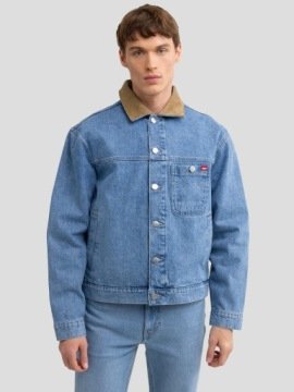Big Star Kurtka Męska Jeansowa Niebieska Nolan 177 L