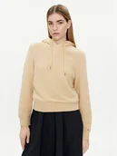 Bluzy damskie - Tommy Hilfiger Bluza 1985 WW0WW40274 Beżowy Regular Fit - miniaturka - grafika 1
