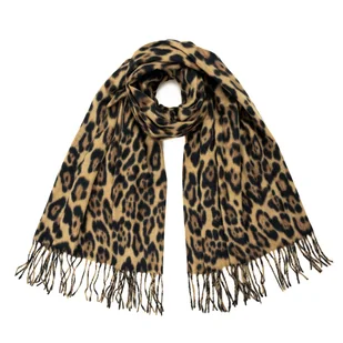 Szal Leopard - Apaszki i szaliki damskie - miniaturka - grafika 1