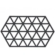 Podstawki pod garnki - Podstawka Zone Denmark pod gorące naczynia Triangles 24 cm czarna 330311 - miniaturka - grafika 1